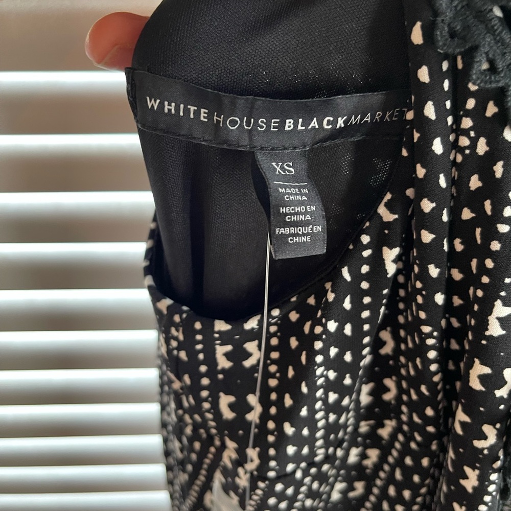 White House Black Market Crochet Neck Shift New Dress - Picture 6 of 7